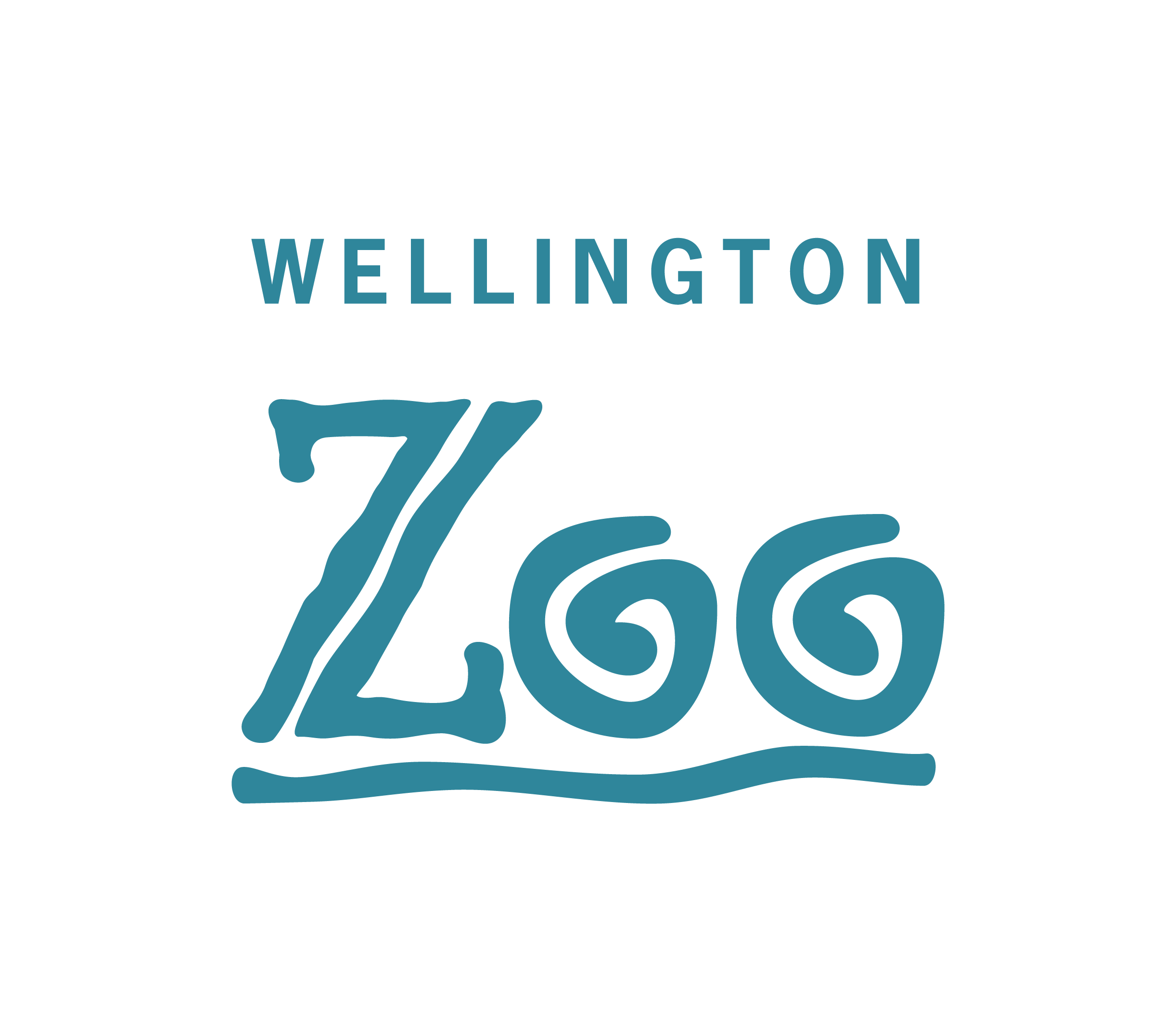 Wellington Zoo Logo (blue-green)